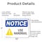 Signmission Safety Culture Sign, 10 in Width, Aluminum, Rectangle OS-2PACK-NS-A-710-L-16785 - alternate 7